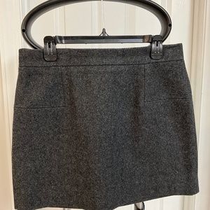 JCrew wool mini-skirt